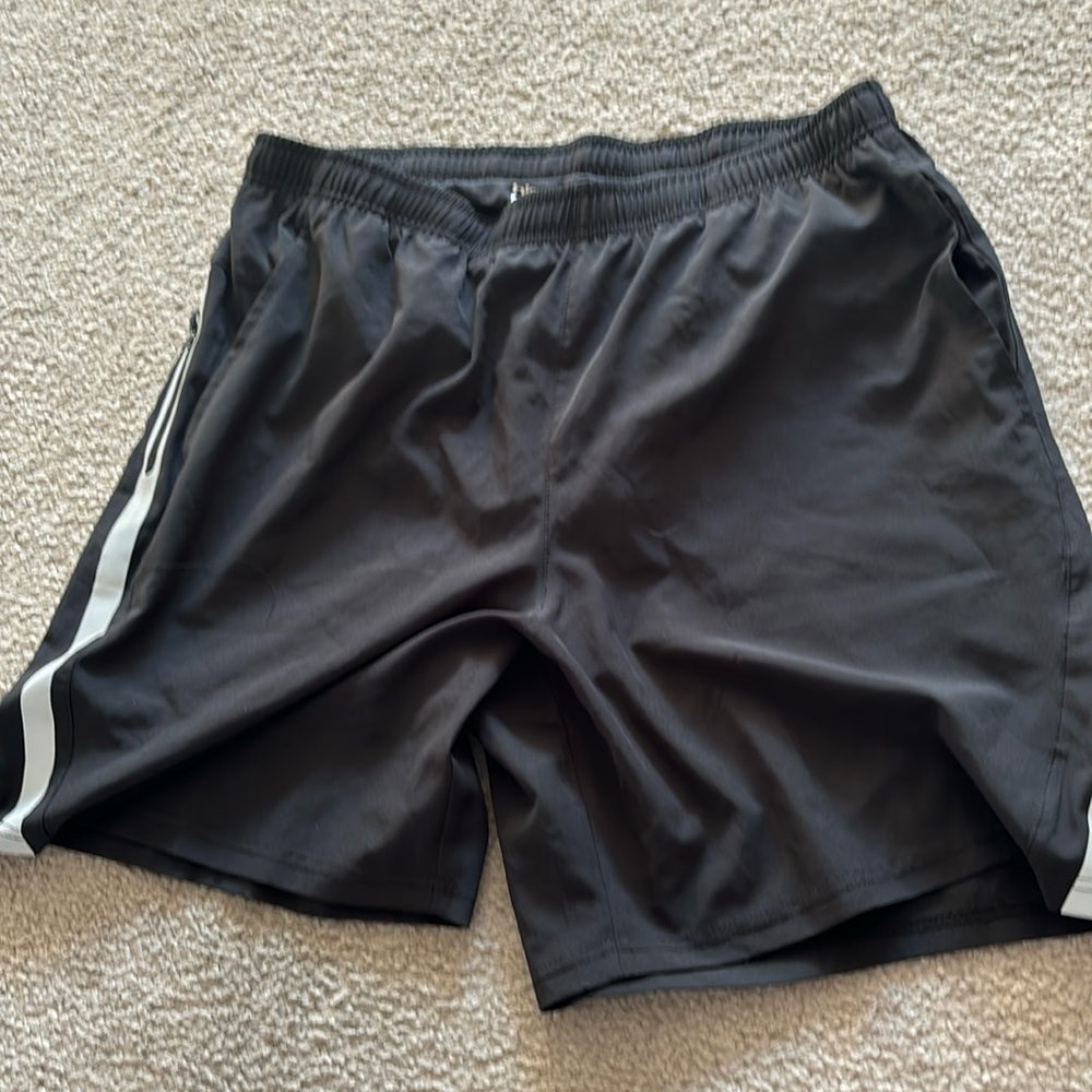 Men’s lined running shorts by HIND. Large. Black